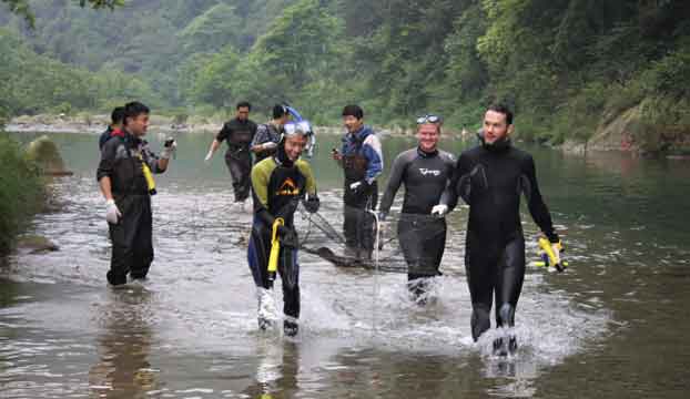 Ben Tapley in a wetsuit